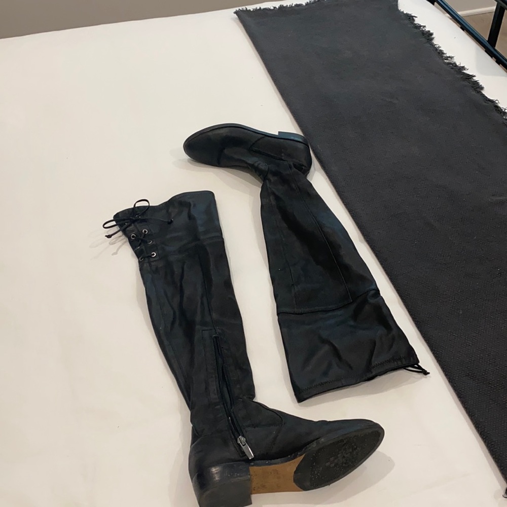 Black Vince Camuto thigh high boots